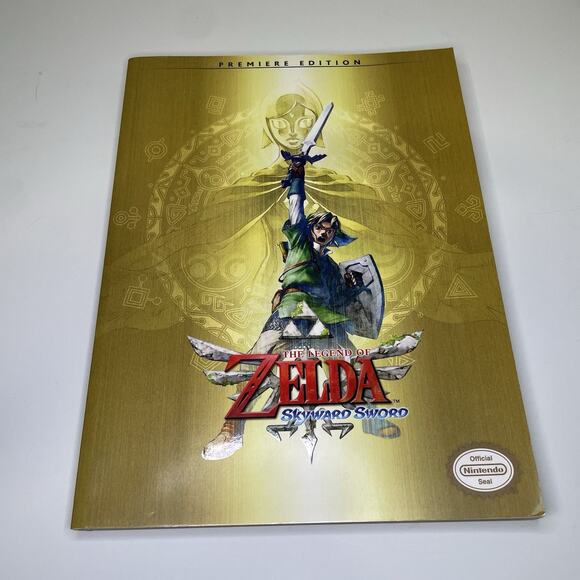 The Legend Of Zelda Skyward Sword Prima Official Strategy Guide With Poster - Picture 1 of 4